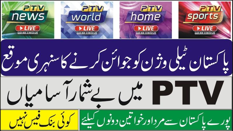 PTV Jobs 2025 Latest Advertisement Online Apply