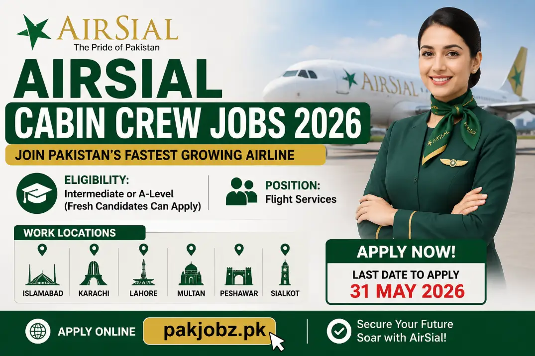 AirSial Cabin Crew Jobs 2026 Apply Online