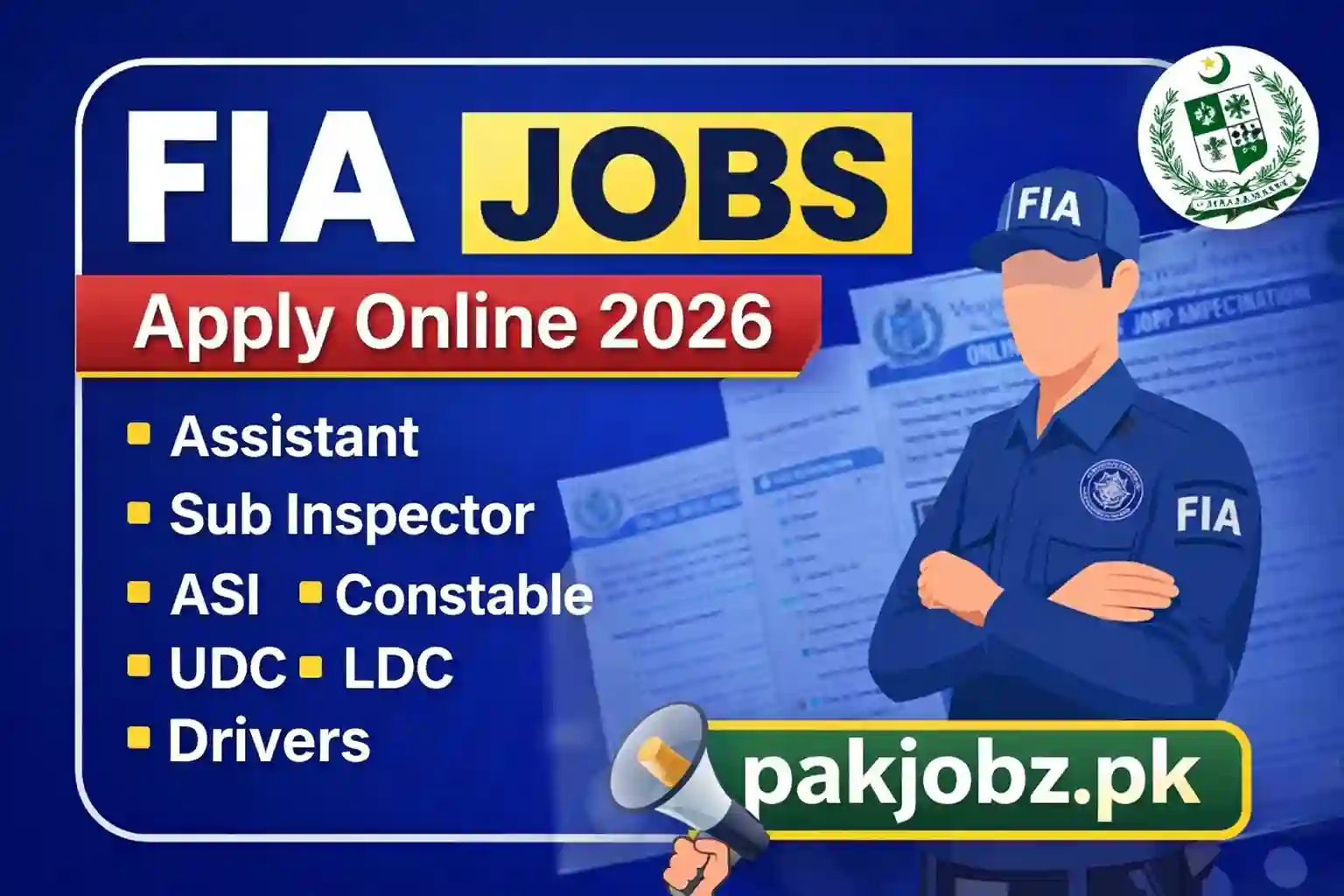 FIA Jobs 2026 Apply Online