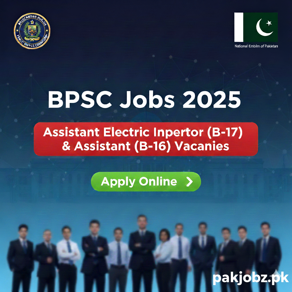 BPSC Jobs 2025 – Assistant Electric Inspector & Assistant 