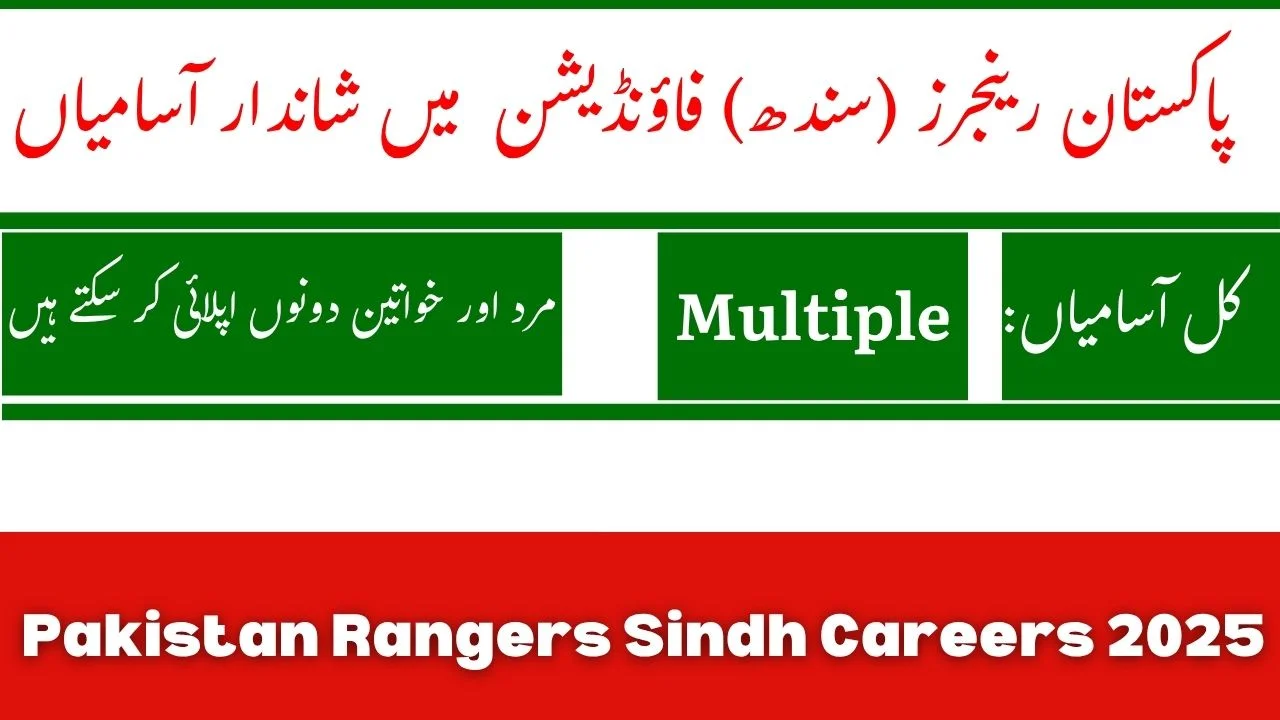Job Opportunity At Pakistan Rangers