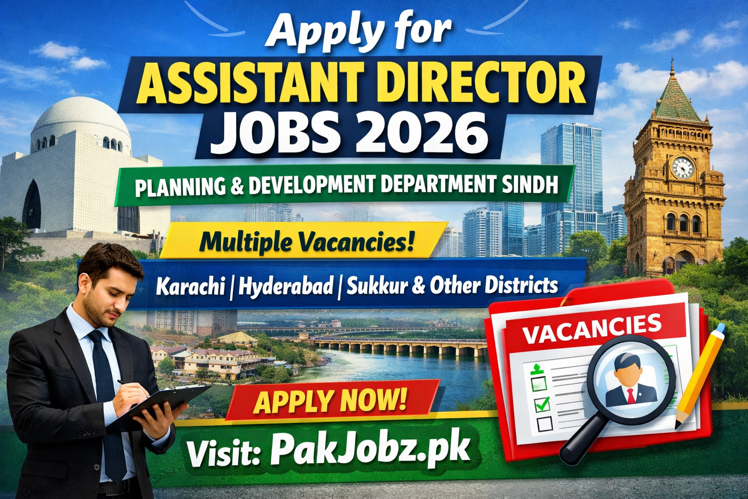 Assistant Director Jobs 2026 Sindh Government