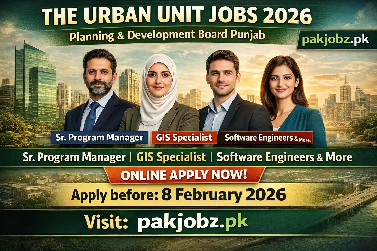 The Urban Unit Jobs 2026 | Punjab Government Latest Careers - Apply Online