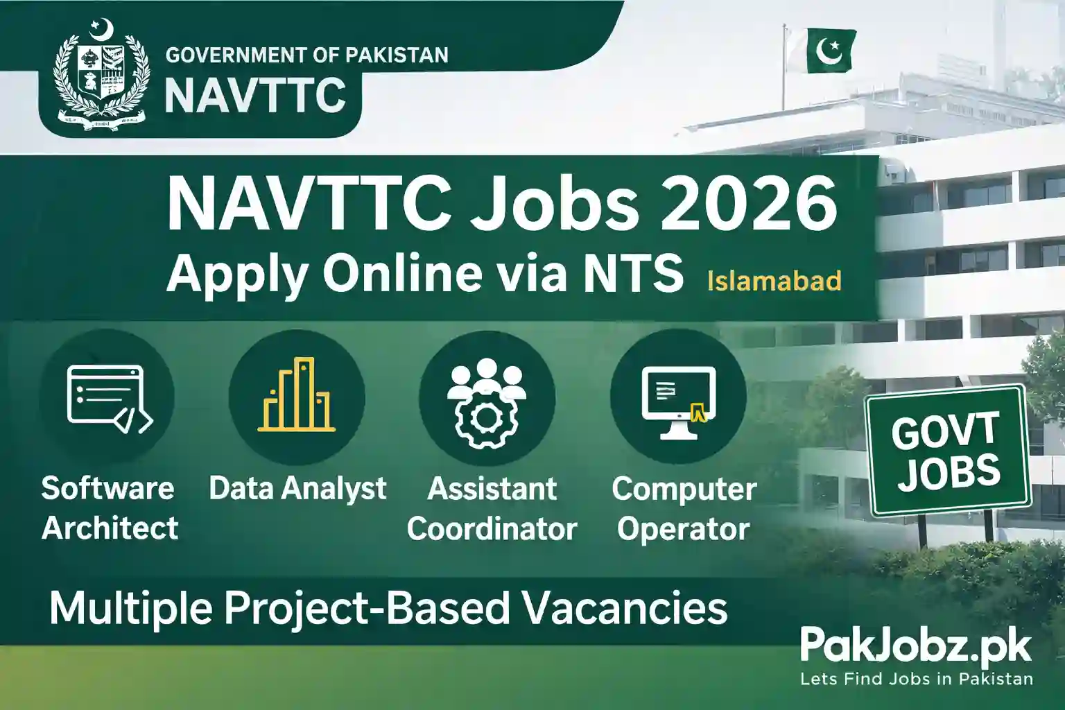 NAVTTC Jobs 2026 in Pakistan