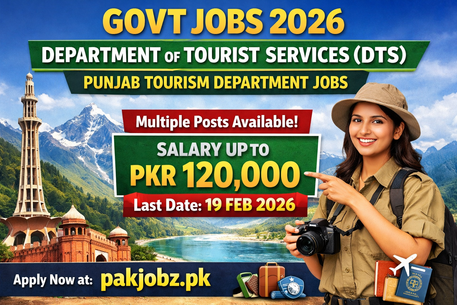  Department of Tourist Services Jobs 2026