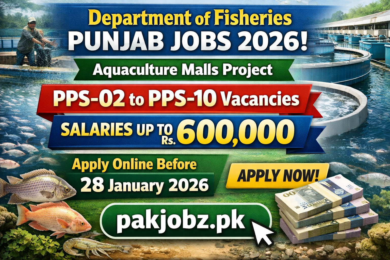 Department of Fisheries Punjab Jobs 2026