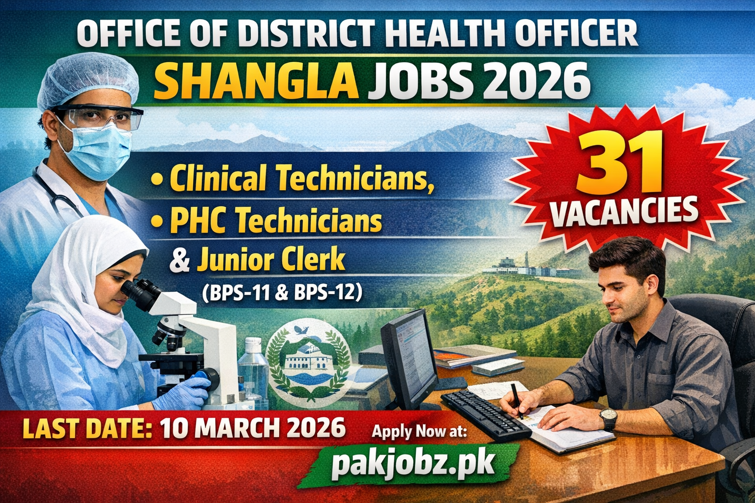 DHO Shangla Jobs 2026