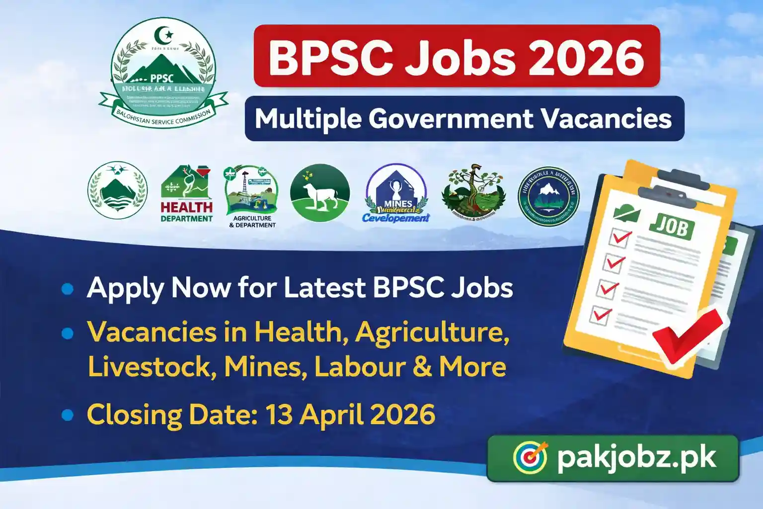  BPSC Jobs 2026 Consolidated Advertisement No 01/2026
